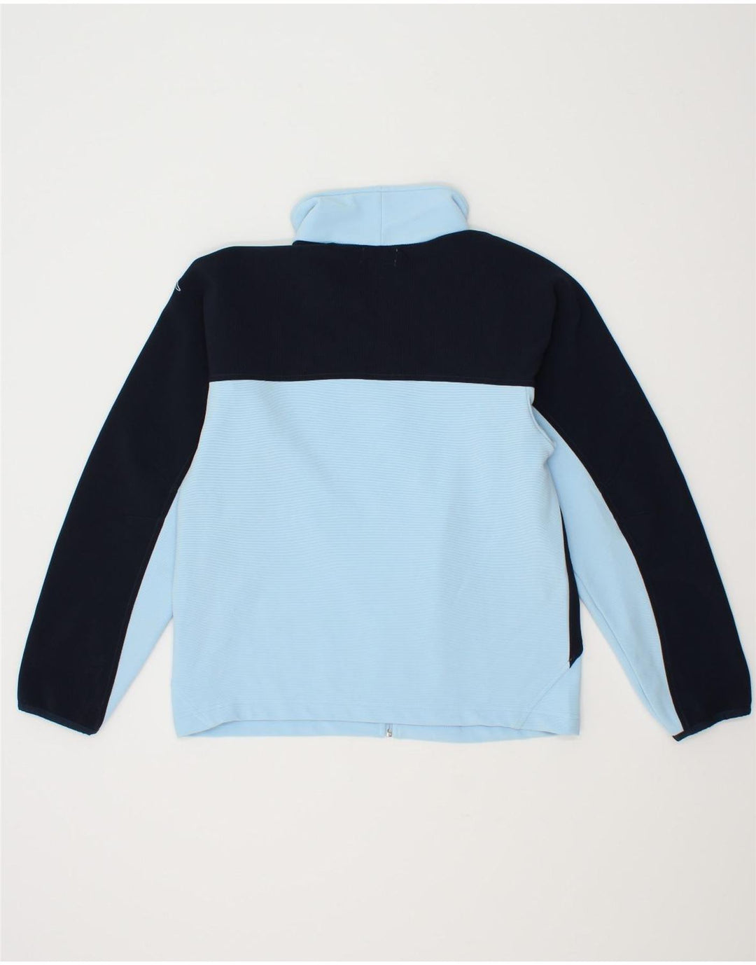 KAPPA Womens Tracksuit Top Jacket UK 14 Medium Blue Colourblock Polyester Vintage Kappa and Second-Hand Kappa from Messina Hembry 