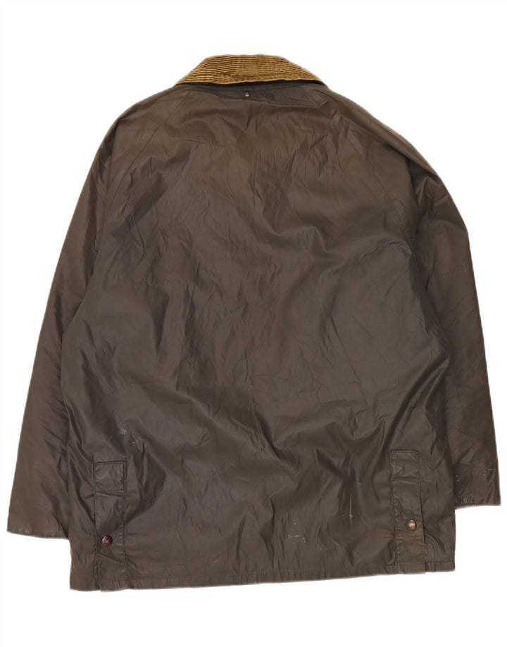 Vintage herre vokset bomuldsjakke UK 40 Large Green