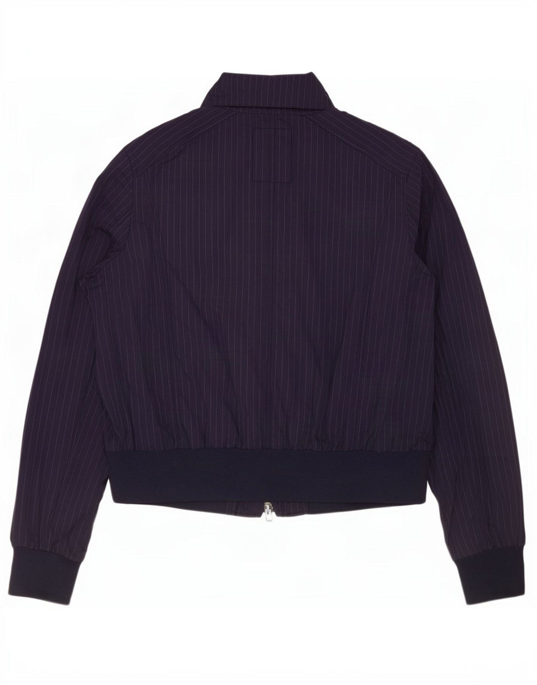 Playlife Womens Bomber Jacket UK 16 Stor marineblå stribet polyester