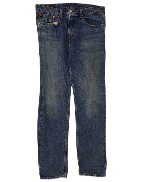 Levi's Womens 502 tilspidsede jeans W31 L32 blå bomuld