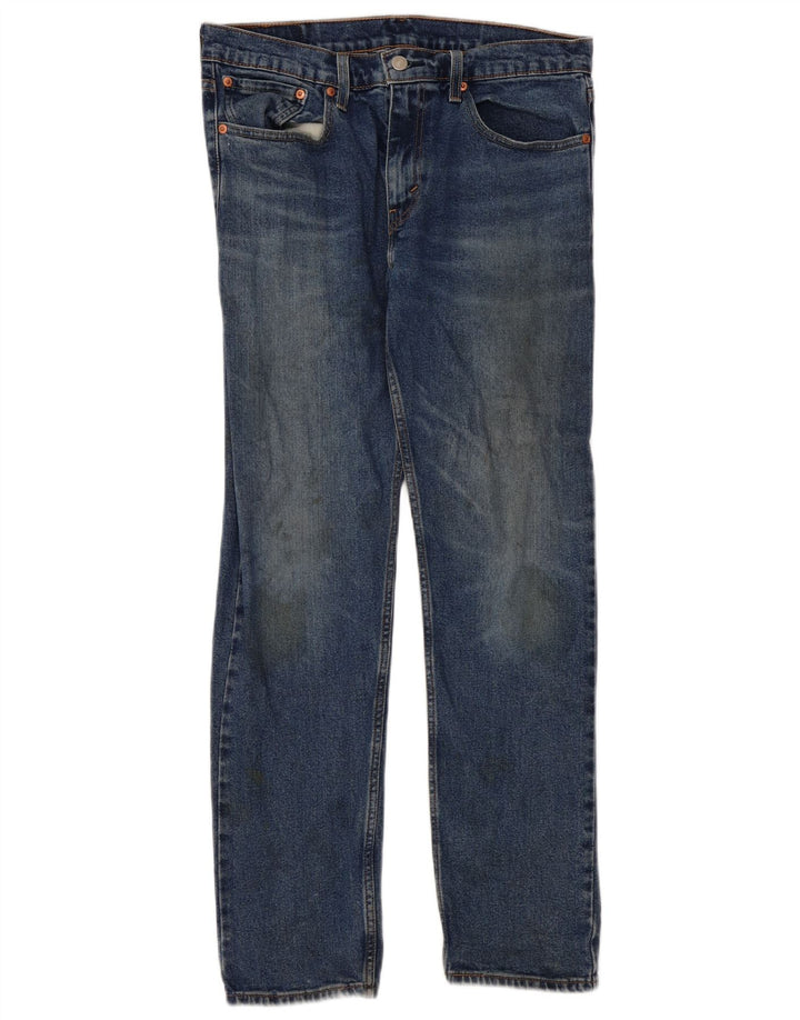 Levi's Womens 502 tilspidsede jeans W31 L32 blå bomuld