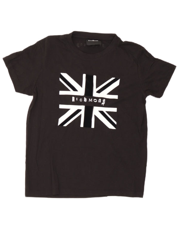 Richmond Boys Grafisk T-Shirt Top 13-14 år Sort Bomuld