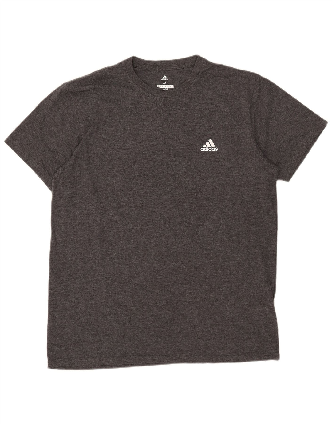 Adidas Herre T-Shirt Top XL Grå Polyester