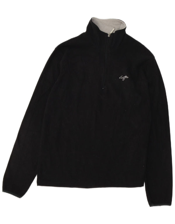 LOTTO Fleece Jumper med lynlås til mænd XL Sort Polyester