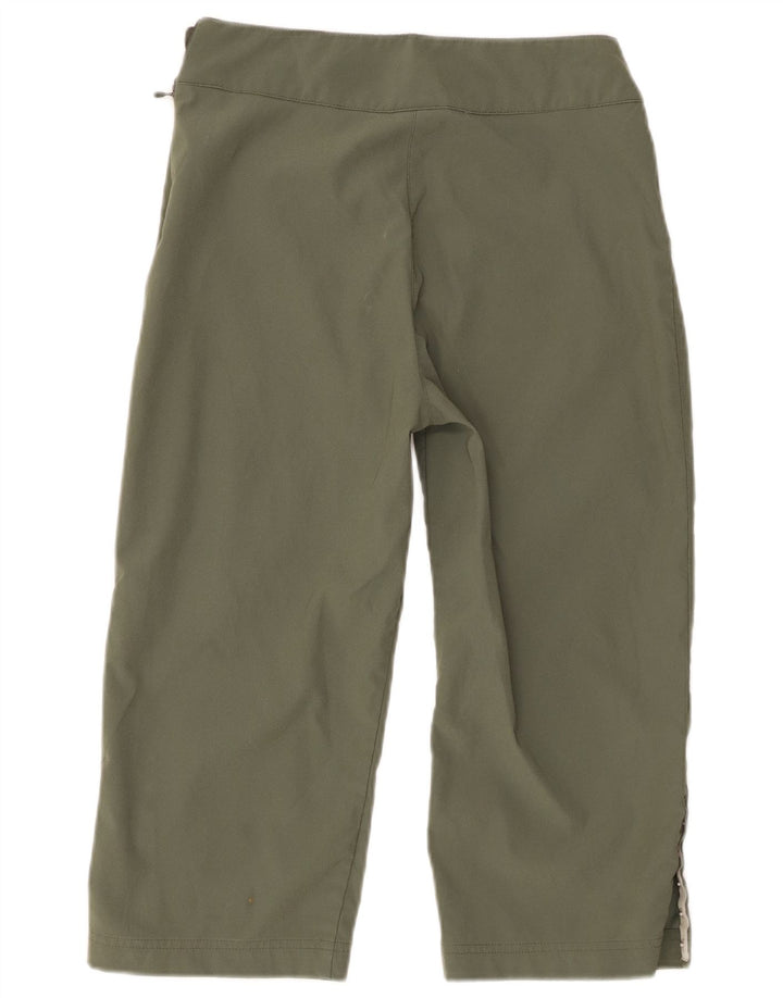 Adidas Bermuda Shorts til kvinder UK 12 Medium W28 Khaki Polyester