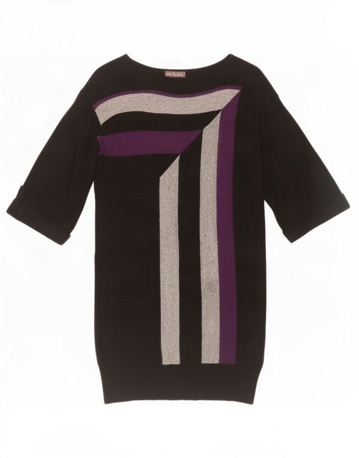 Marks & Spencer Dame Jumper Dress UK 14 Medium Flerfarvet Stribet