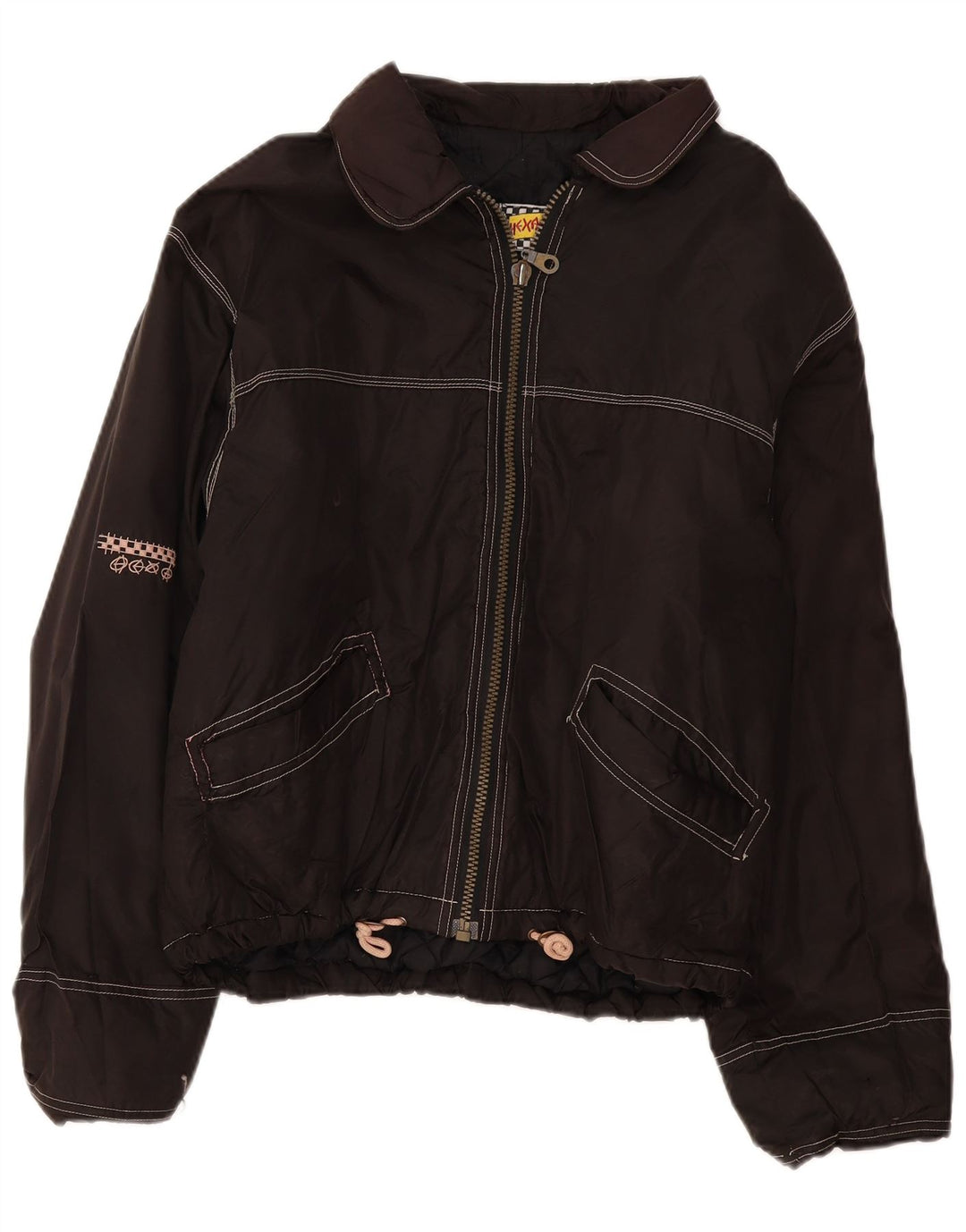Vintage Bomberjakke til mænd UK 42 XL Sort