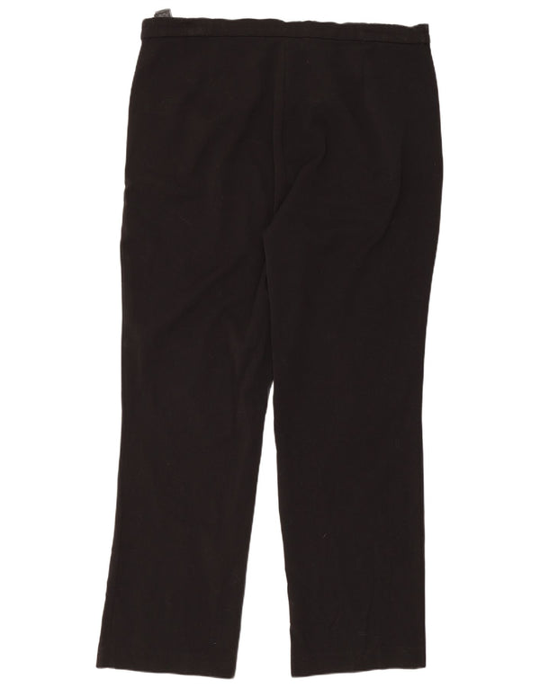 Marks & Spencer Dame Casual Bukser UK 14 Large W34 L30 Sort Polyester