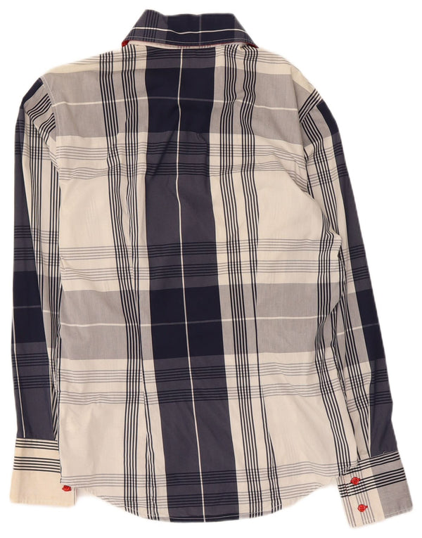 Naracamicie Herreskjorte XS Marineblå Plaid Bomuld