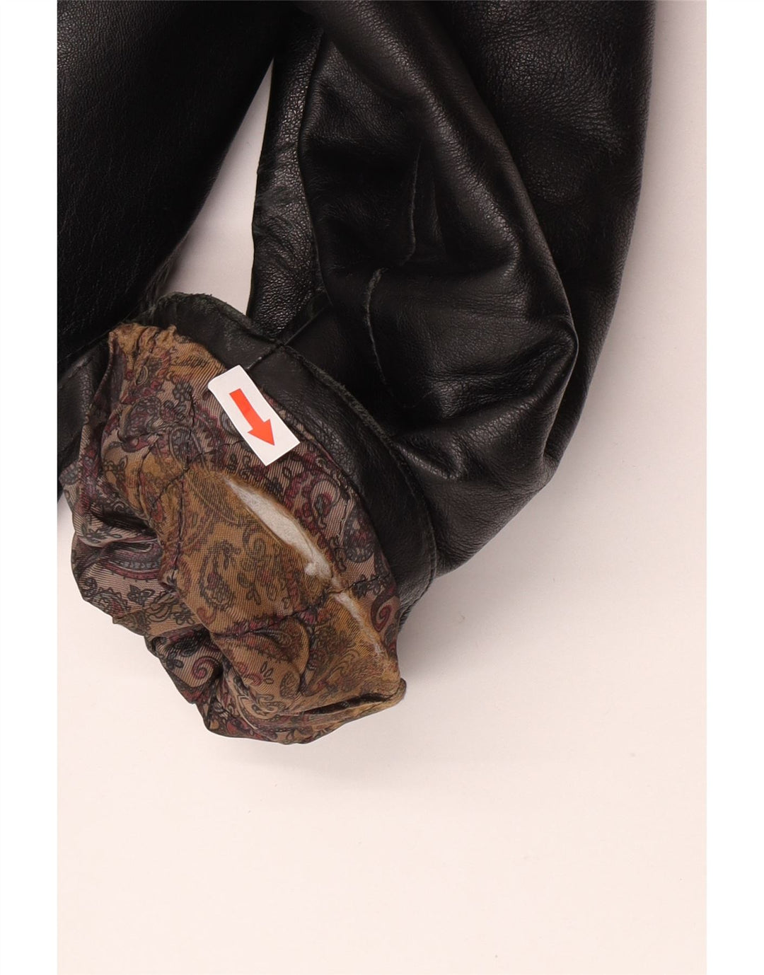 Vintage herre læderjakke UK 36 Lille sort læder