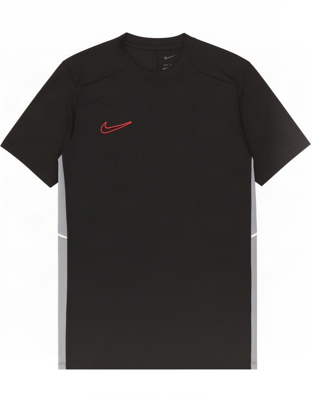 Nike Herre Dri Fit Slim T-Shirt Top Medium Sort Colourblock Polyester