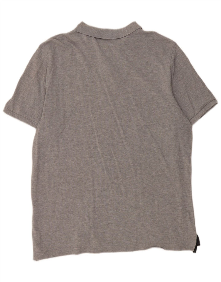Nike Polo Shirt til mænd XL Grå Flecked Bomuld