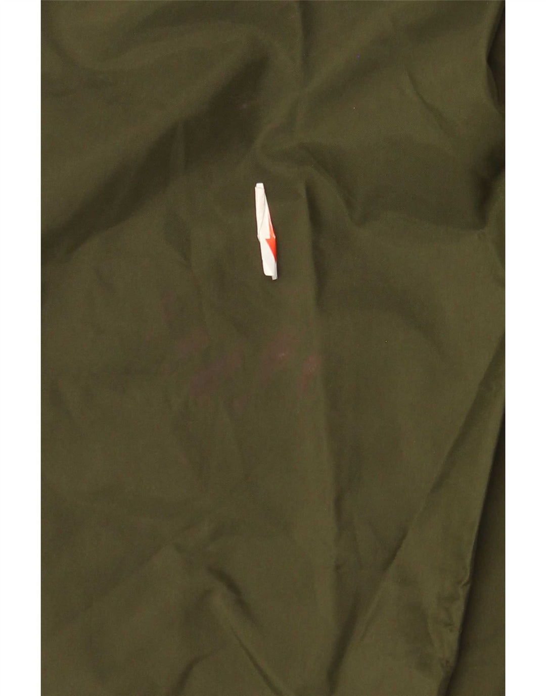 Vintage Herre Hætte Regnjakke IT 50 Stor Khaki Nylon