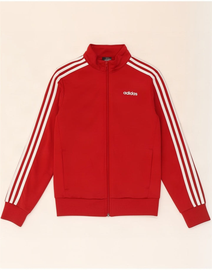 Adidas træningsdragt topjakke til kvinder UK 6 XS rød polyester