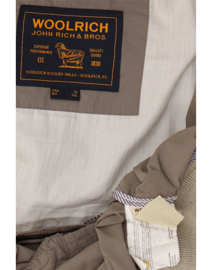 Woolrich Bomberjakke til mænd UK 42 XL Beige Polyester