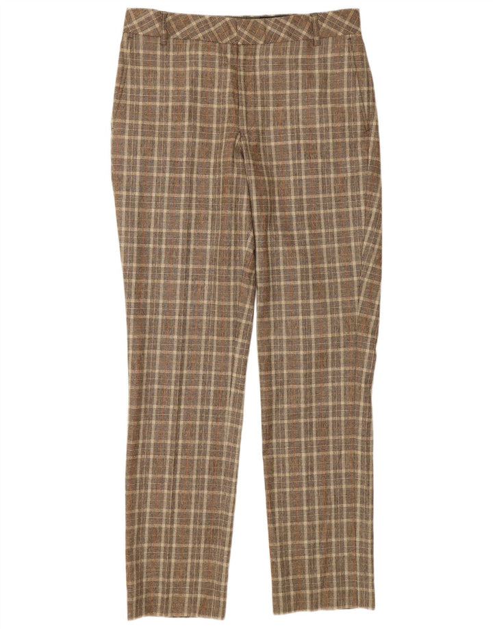 Ted Baker Herre Slim Fit Casual Bukser W30 L32 brun ternet uld