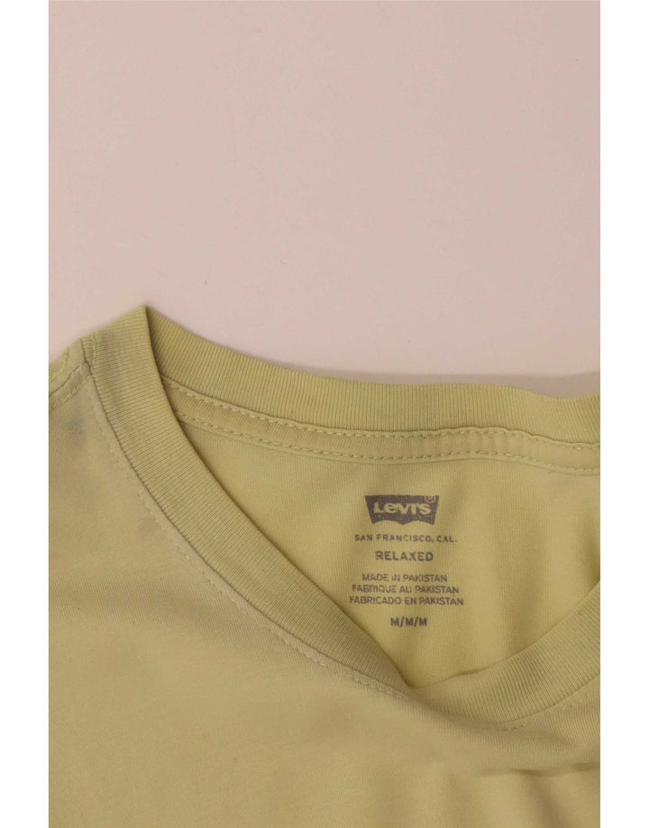 Levi's Herre afslappet T-shirt top mellem gul bomuld