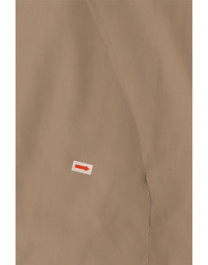 VINTAGE Oversized imiteret pelsoverfrakke til kvinder EU 40 Medium Beige Polyester