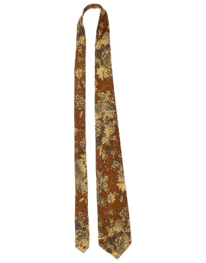 Lanvin Herre slips One Size brun blomstersilkedesigner