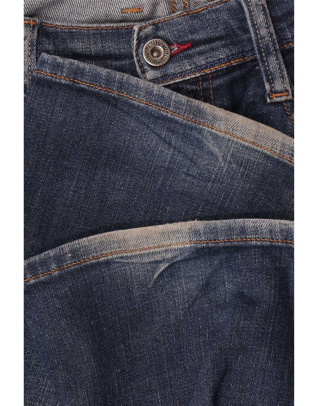 Mustang Straight Jeans til mænd W32 L30 blå bomuld