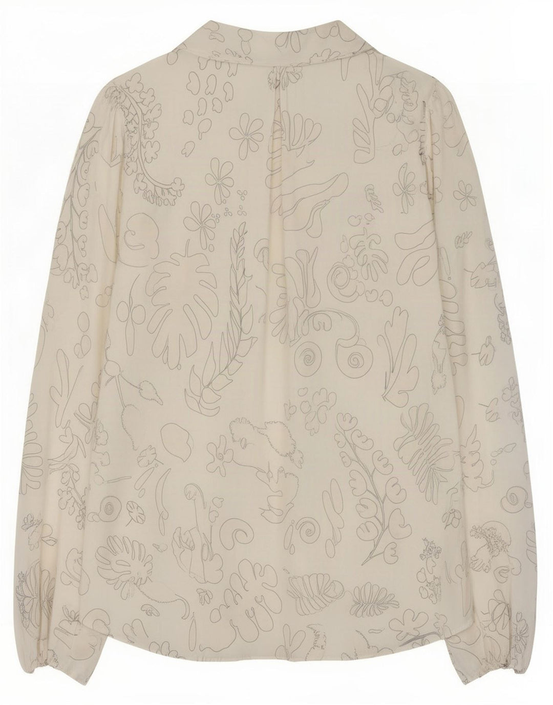 RIXO Dame Pullover Sløjfe Bluse UK 14 Medium White Floral Viscose