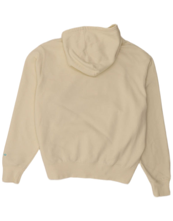 Adidas Grafisk hættetrøje til mænd XL Off White Bomuld