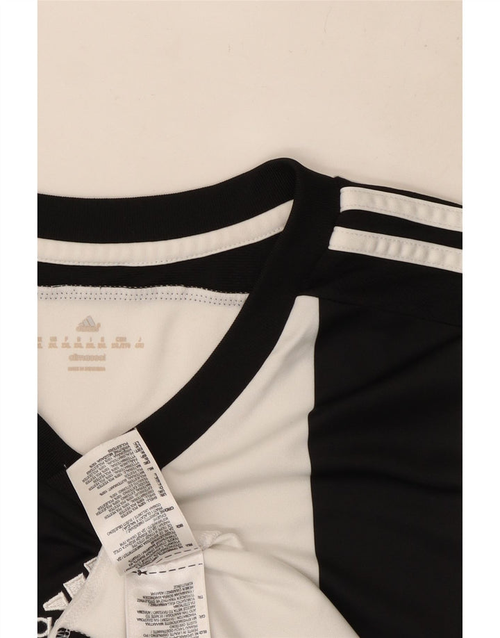Adidas Herre Climacool T-Shirt Top 2XL Hvid Colourblock Polyester