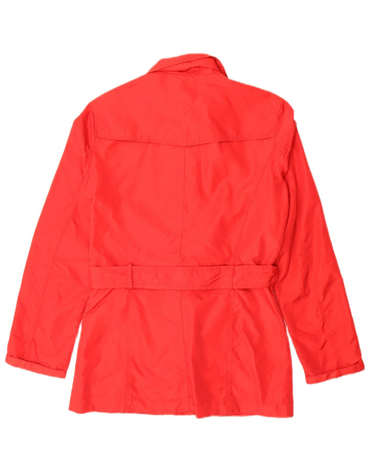 Zara Womens Utility Jacket UK 10 Lille rød nylon