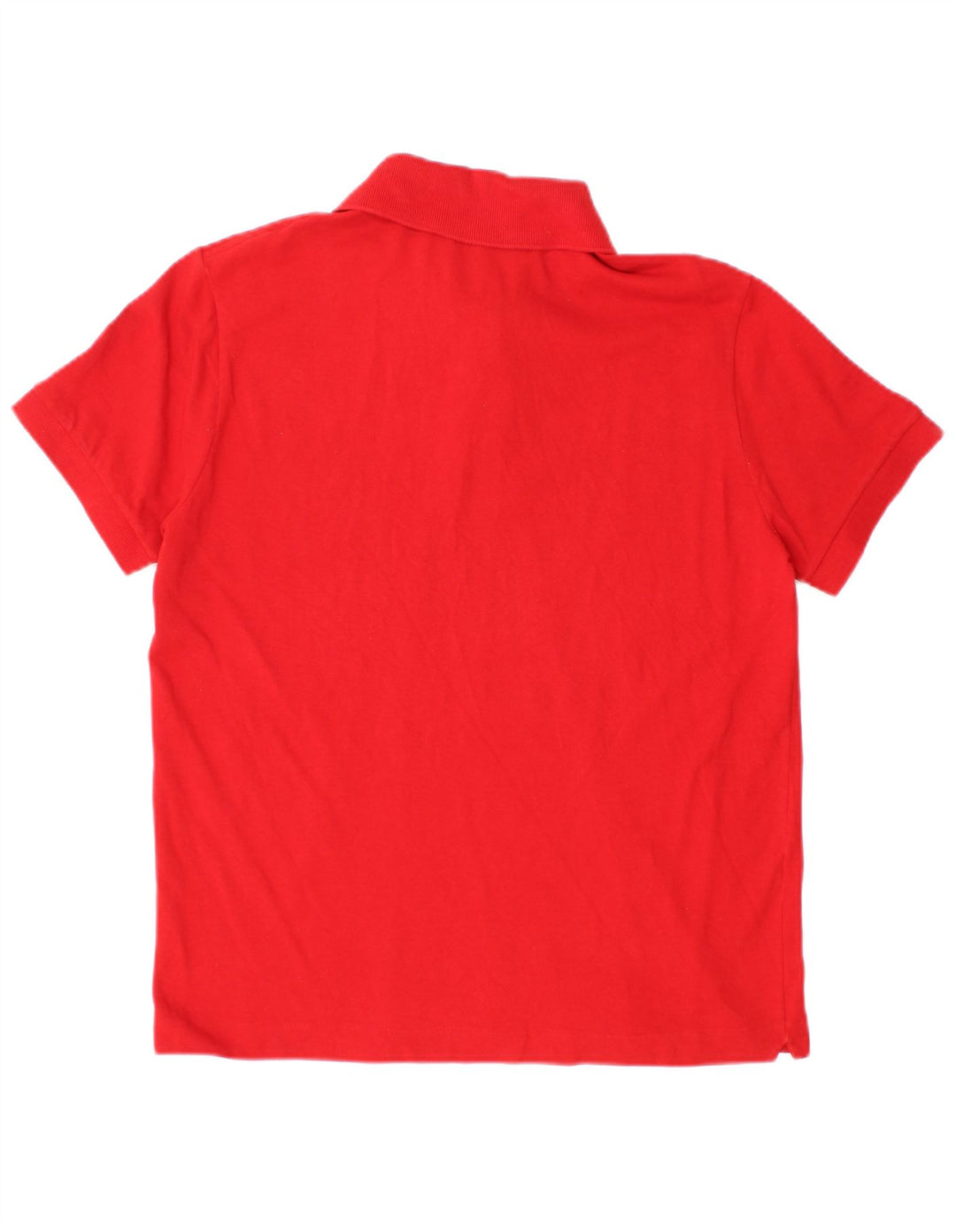 Lacoste herre poloshirt størrelse 4 Medium rød bomuld