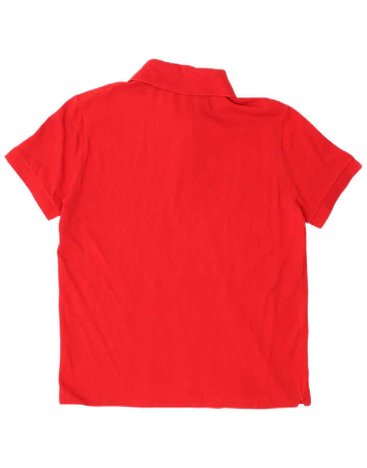 Lacoste herre poloshirt størrelse 4 Medium rød bomuld