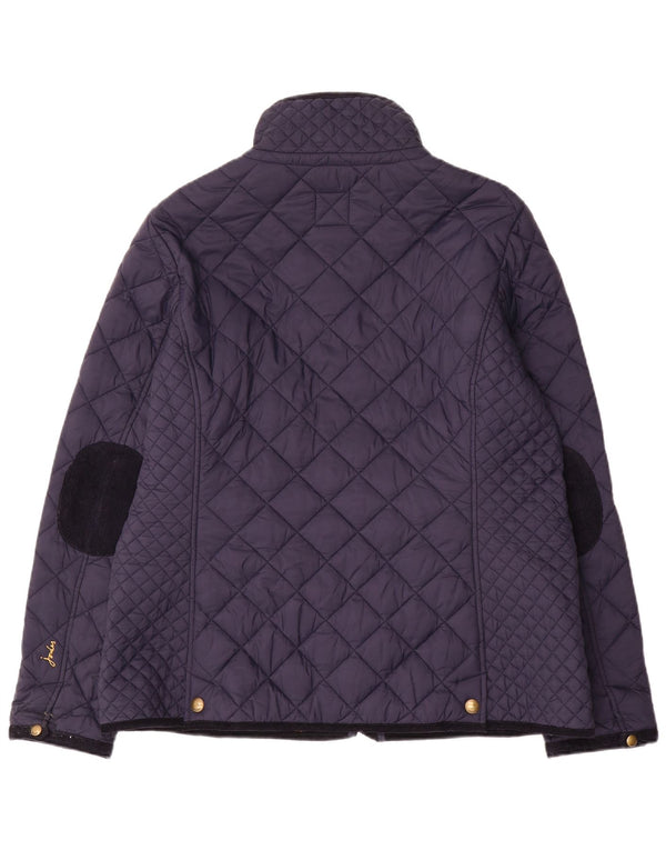 Joules Womens Quilted Jacket UK 18 XL Navy Blue Polyamide