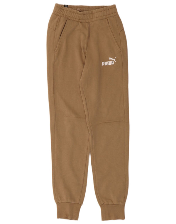 Puma træningsdragt til kvinder Joggers UK 4 XS Beige Bomuld