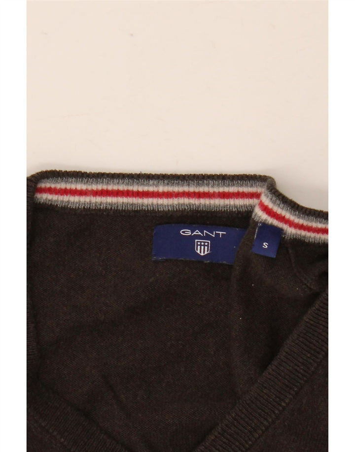 Gant Herre V-hals sweater lille brun