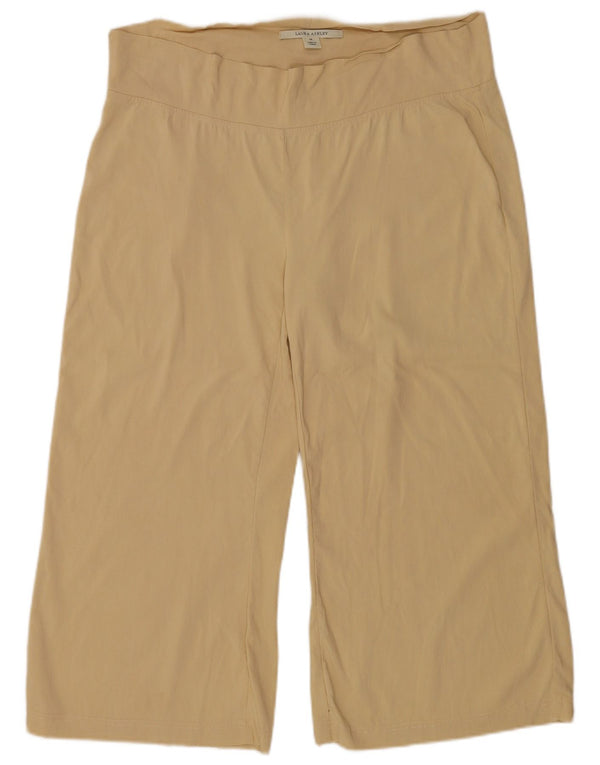 Laura Ashley Dame Capri Bukser UK 14 Large W38 L22 Beige Viscose
