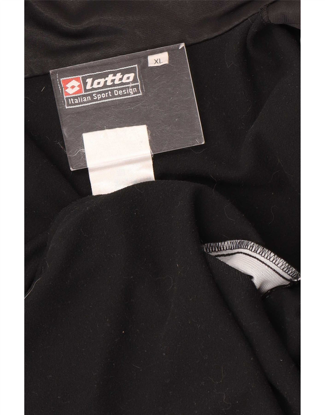 Lotto Herre grafisk træningsdragt Topjakke XL Sort Colourblock Polyester
