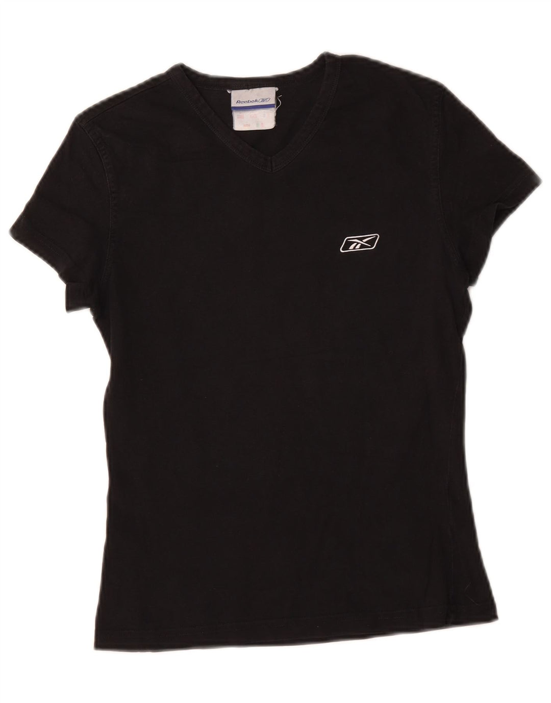 Reebok Dame T-Shirt Top UK 12 Medium Sort