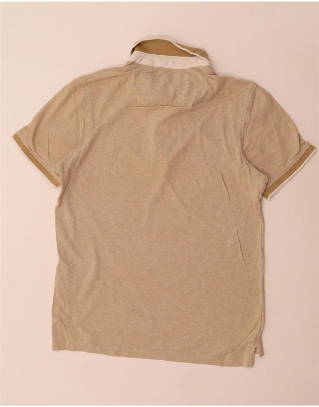Jack & Jones herre poloskjorte lille beige bomuld
