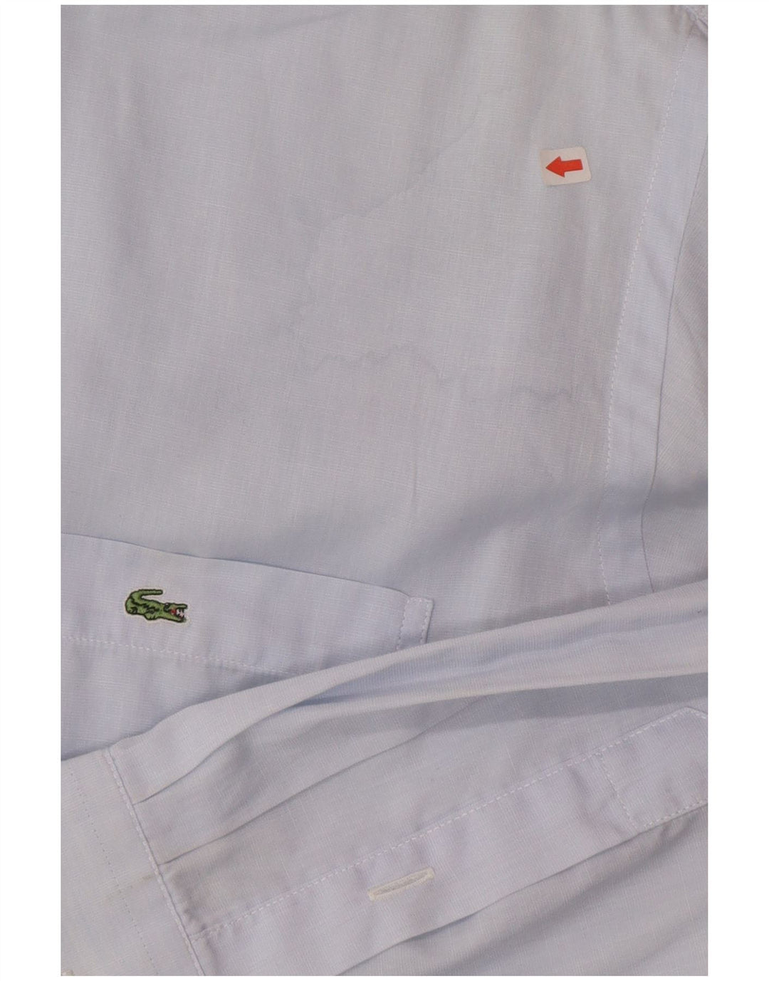 Lacoste Herreskjorte str. 42 Large Blue Cotton