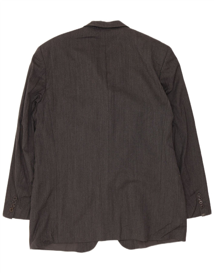 HUGO BOSS Herre 3-knaps blazerjakke EU 54 2XL Grå Uld