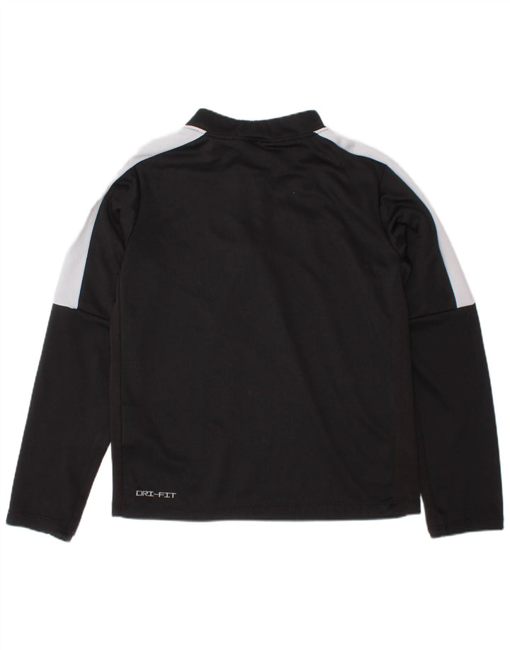 Nike Boys Dri Fit Pullover Træningsdragt Top 4-5 år Small Black Colourblock