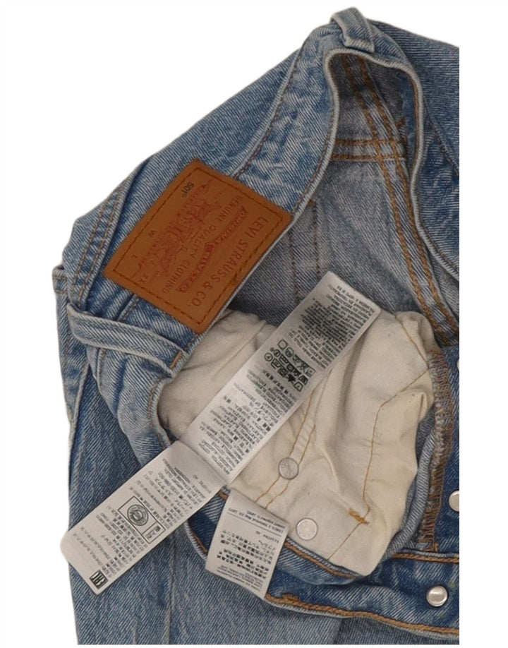 Levi's Dame 501 Straight Jeans W28 L28 Blå Bomuld