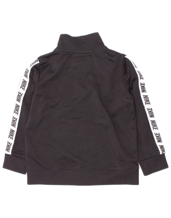 Nike Baby Boys Grafisk træningsdragt topjakke 12-18 måneder Sort Colourblock