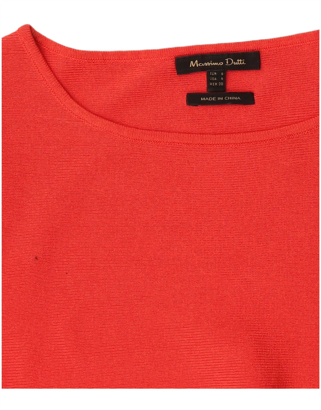 Massimo Dutti Dame Bluse Top UK 10 Lille Rød