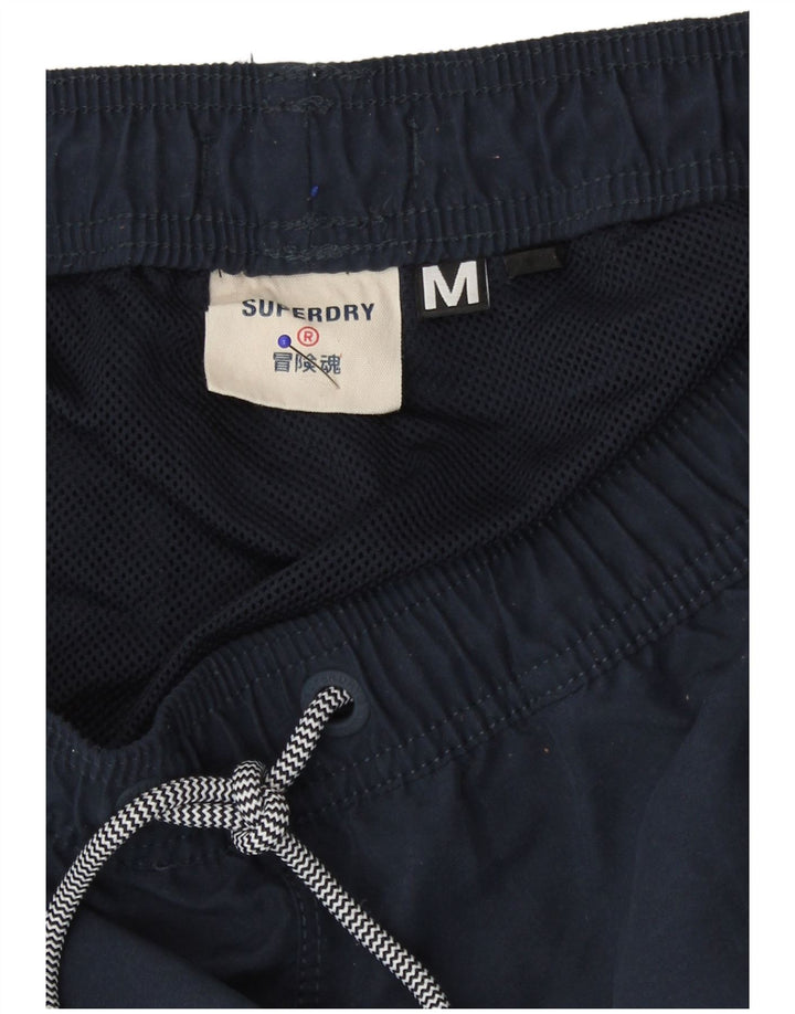 Superdry Badeshorts til mænd Medium Marineblå Colourblock Polyester