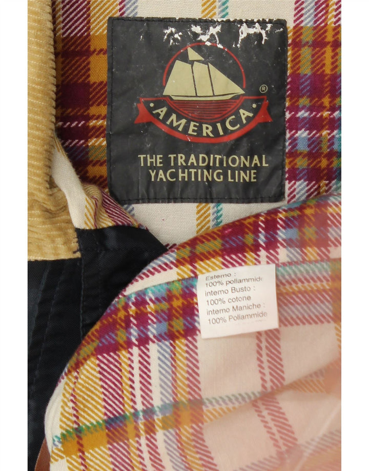 AMERICA Dame Yachting Outfits Duffle Jacket UK 18 XL Navy Blue Polyamide