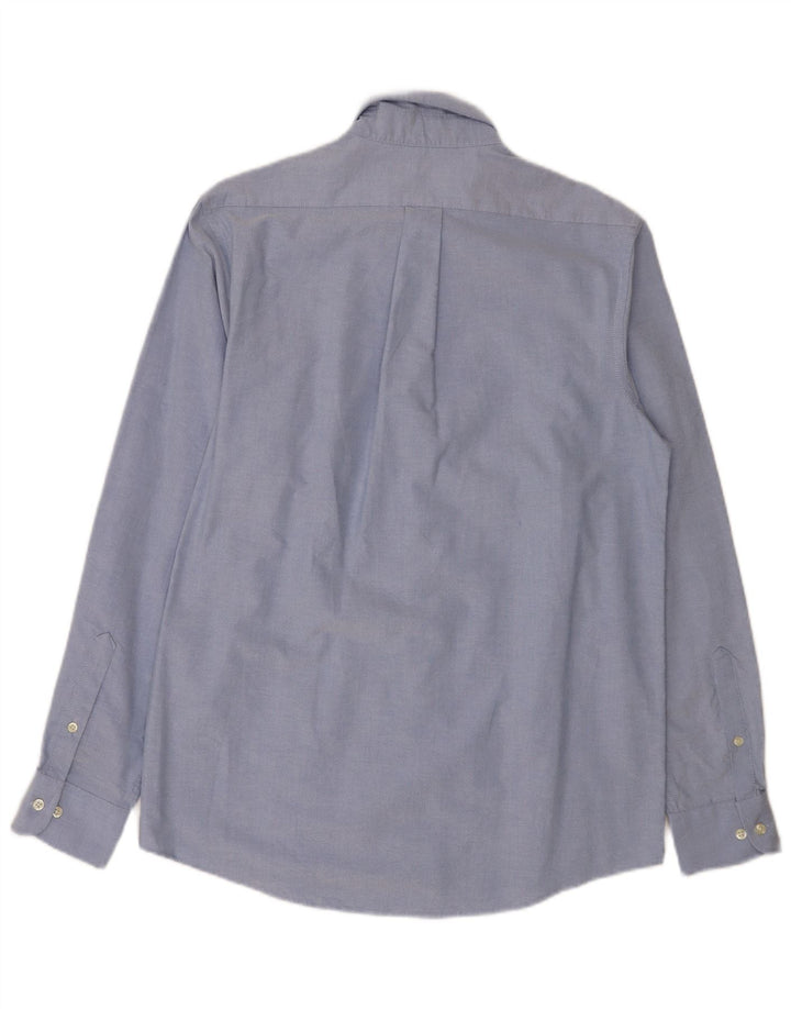 Chaps Herre Slim Fit Skjorte Størrelse 15 1/2 Medium Blue Cotton