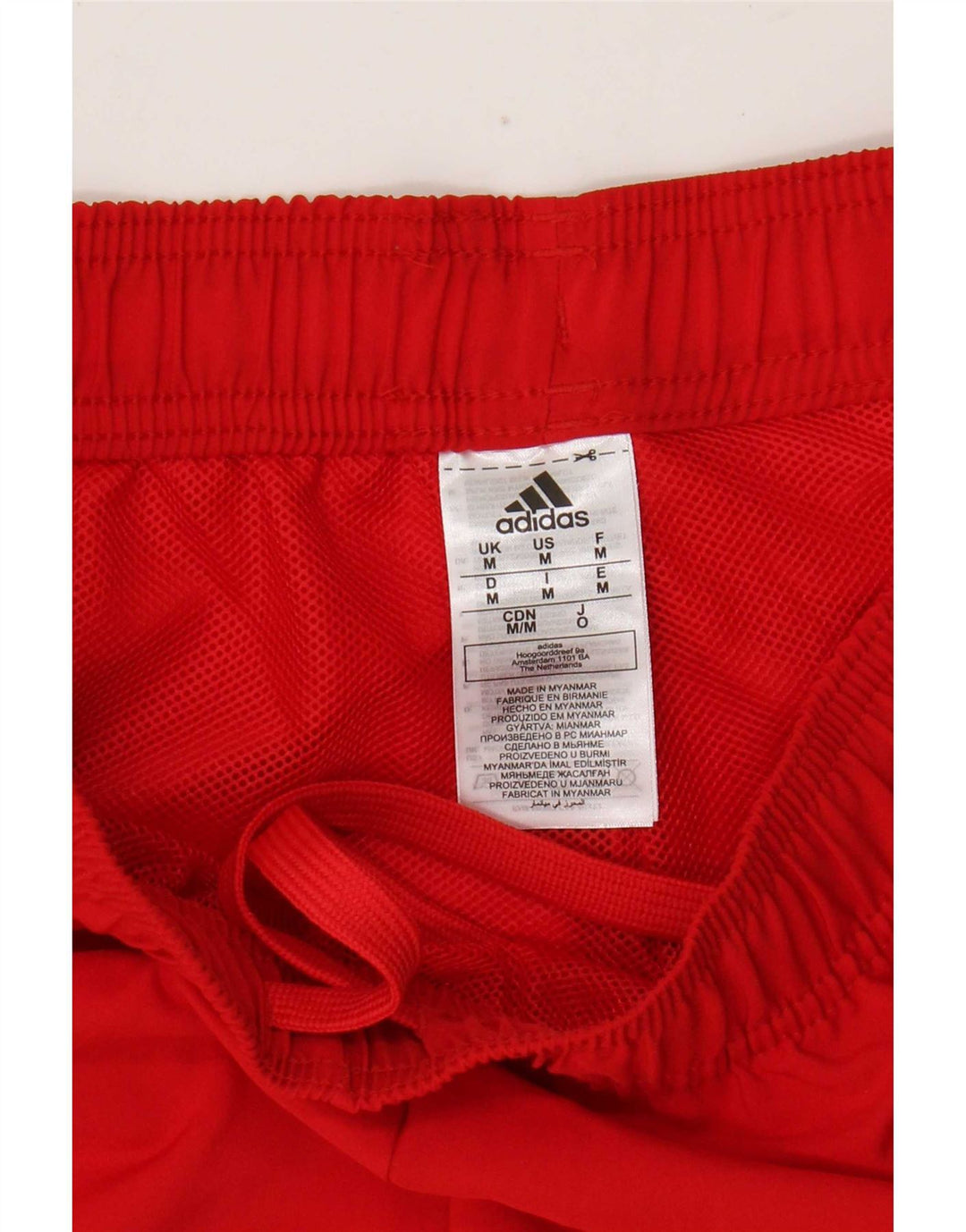 Adidas Sportsshorts til mænd Medium Rød Polyester