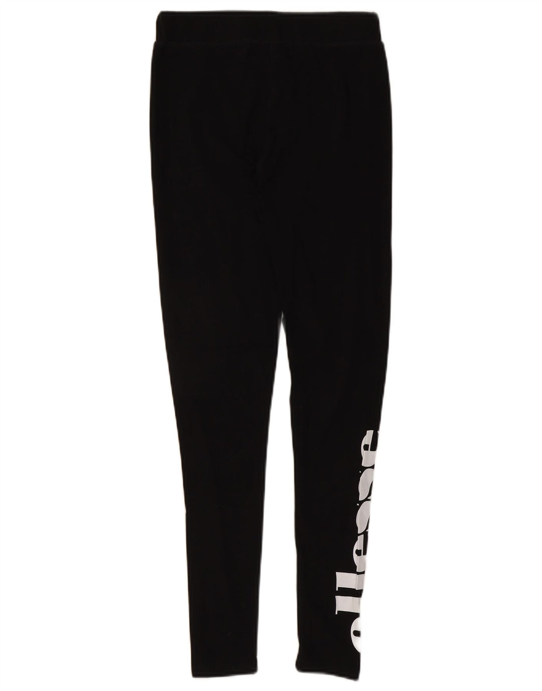 Ellesse Womens Grafiske Leggings UK 10 Small Black Bomuld