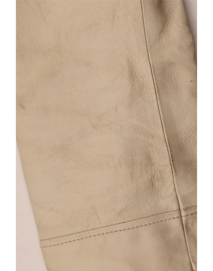 Conbipel Dame Læderjakke IT 42 Medium Beige