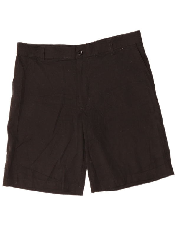 RUSSELL ATHLETIC Herre Chino Shorts W34 Large Black Polyester